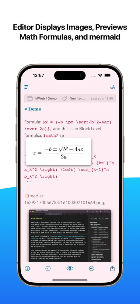 MWeb - Markdown Writing, Notes screenshot 8