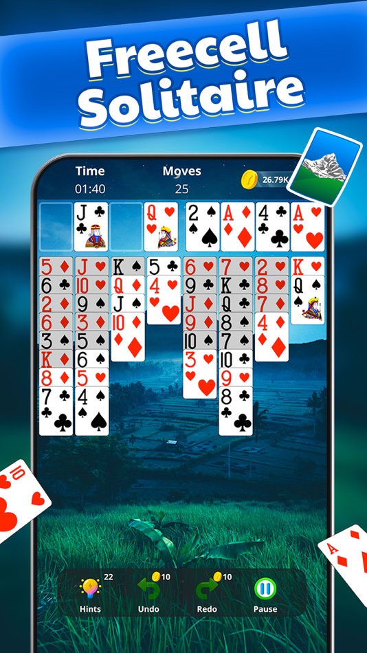 #6. Solitaire - 4 in 1 Solitaire (iOS) 由: Yarsa Labs