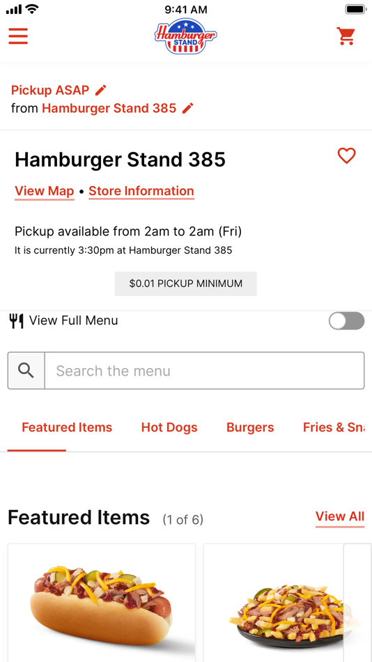 #3. Hamburger Stand (iOS) By: BuildFire