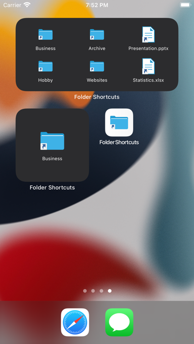 Folder Shortcuts @ Homescreen Folder Shortcuts @ Homescreen