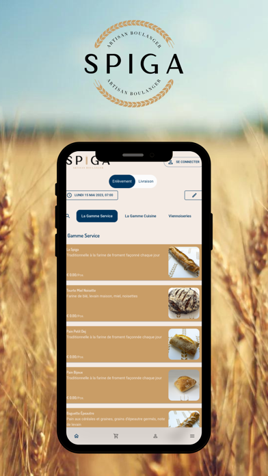Spiga boulangeries Screenshot