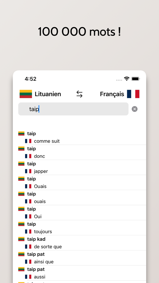 #3. Lituanien-Français (iOS) Podle: FB PUBLISHING LLC