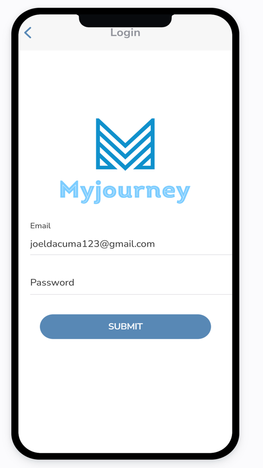 #6. My Journey App version 2.0 (iOS) Podle: Joel Dacuma