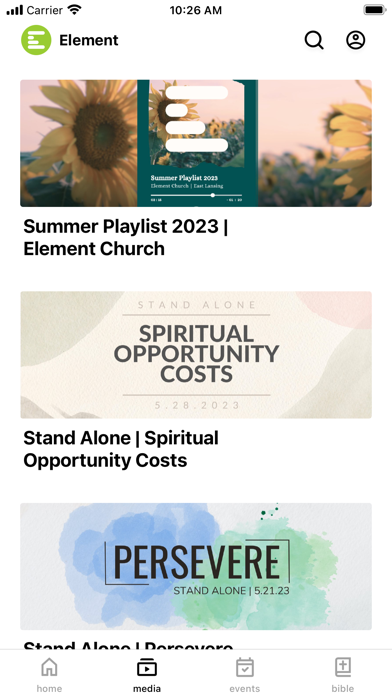 Element Church (MI) Screenshot