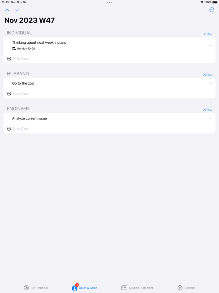 ReHabit  Focus Life Goals