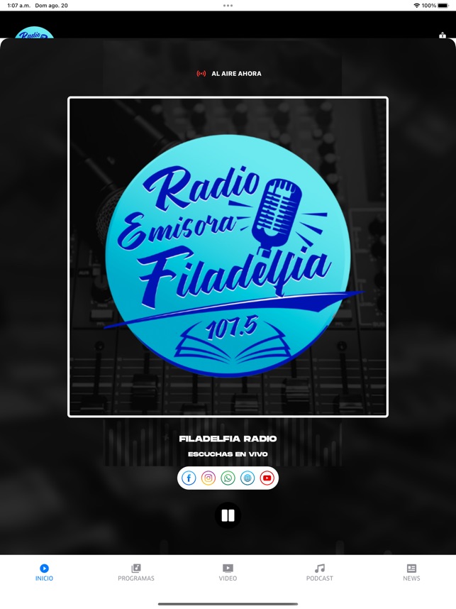 RADIO FILADELFIA 107.5 on the App Store