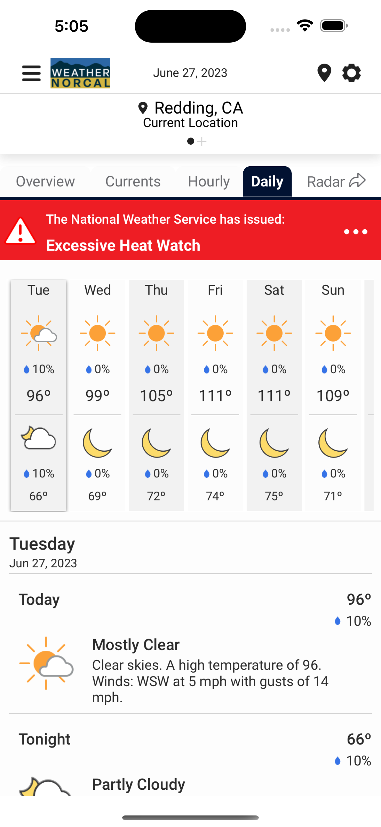 Weather NorCal