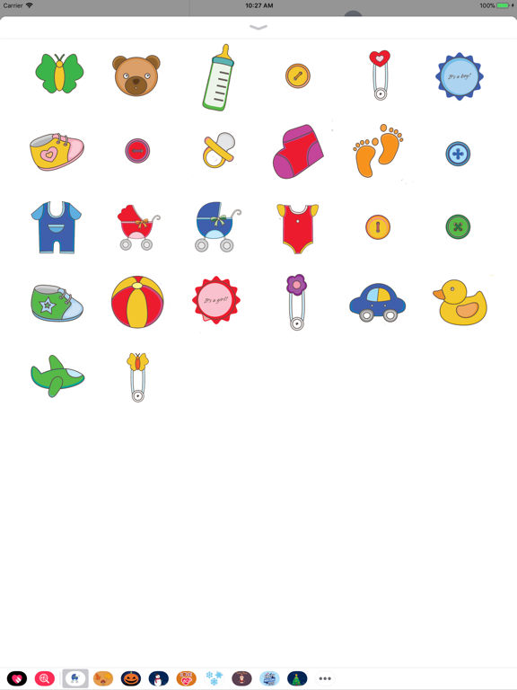 Screenshot #4 pour Baby Items - Stickers & emoji