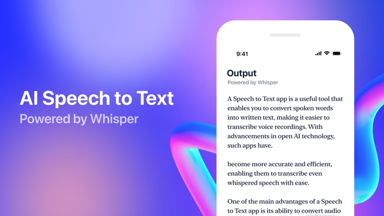 Whisper : Speech to Text by Revoo Teknoloji Limited Sirketi