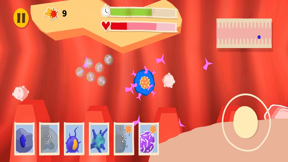 #2. Cells in Action (iOS) 来自: Impact Games