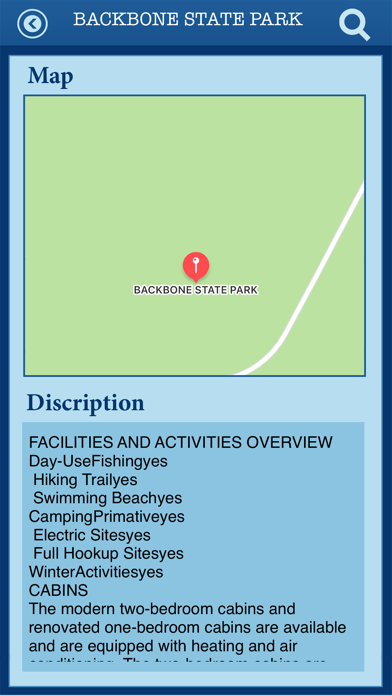 Iowa - State & National Park Screenshot