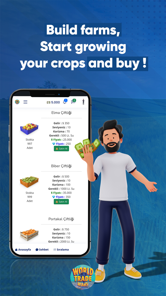 #6. World Trade Wars (iOS) Podle: Enes Gl