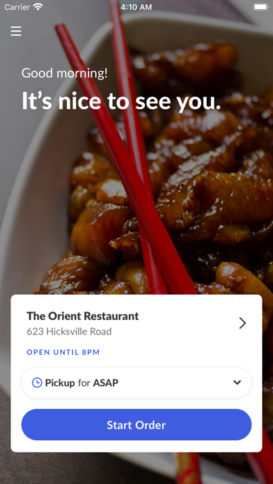 The Orient Restaurant Screenshot
