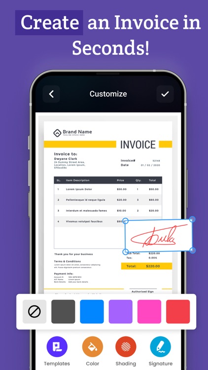 Instant Invoice Generator 2 Go