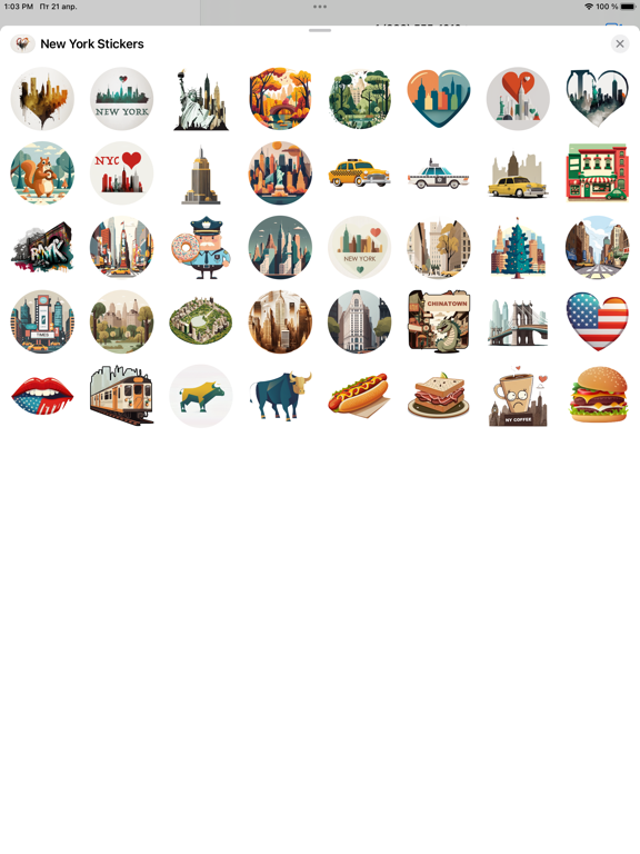 Screenshot #4 pour New York Stickers