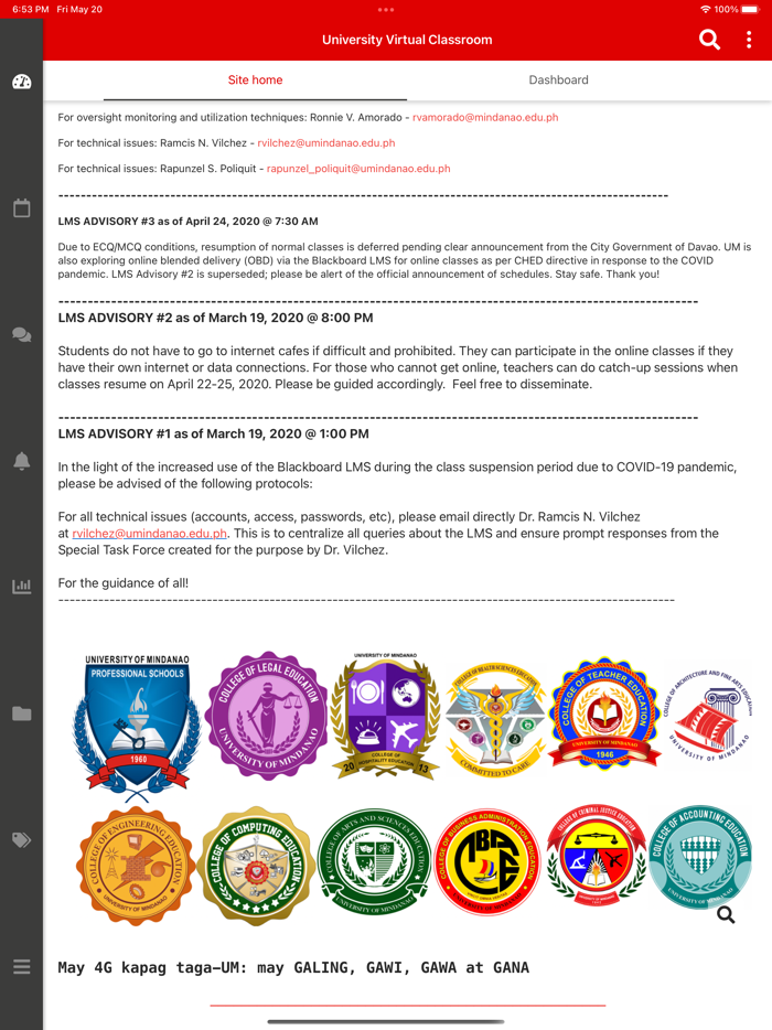 UM Virtual Classroom