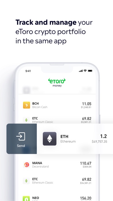 eToro Money Screenshot