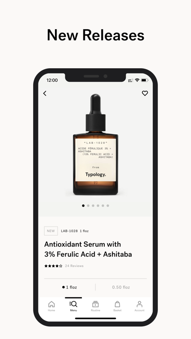 Typology Paris - Skincare Screenshot