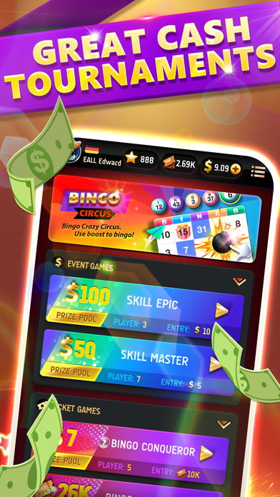 Pocket Bingo：Win Real Money Screenshot