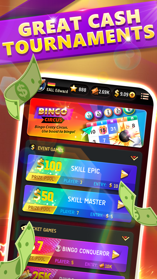Pocket Bingo：Win Real Money - 1.8.1 - (iOS)