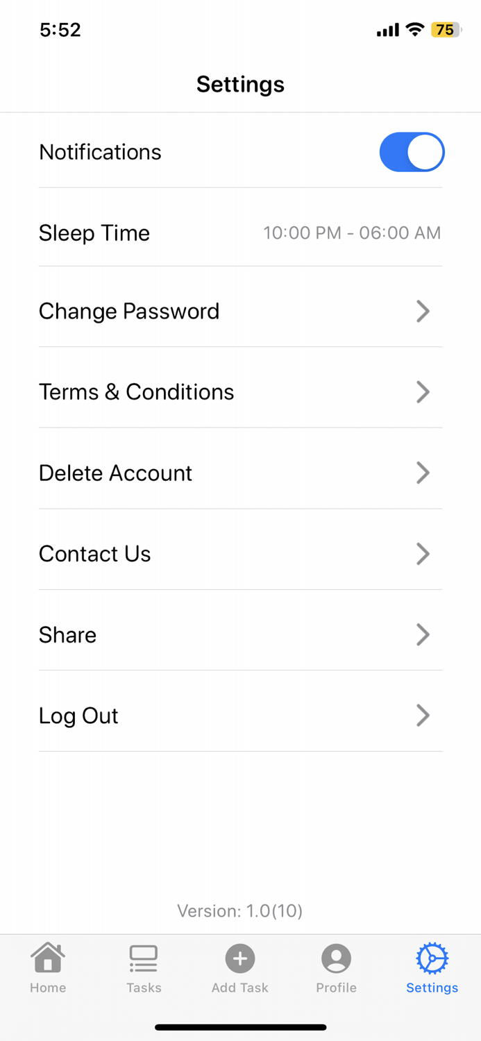 iTask - track your task