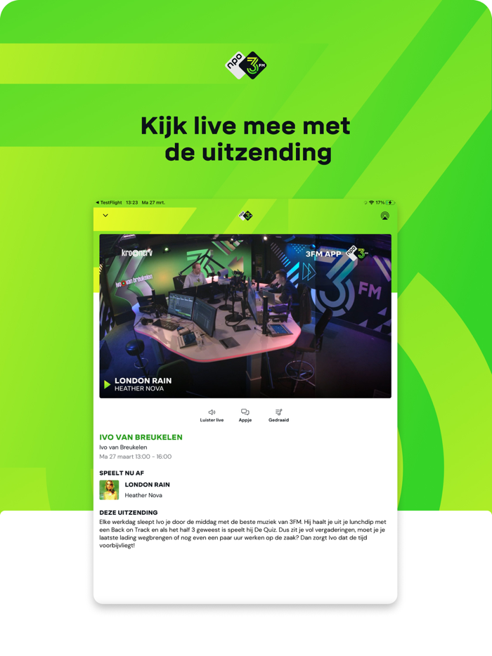 NPO 3FM - We Want More