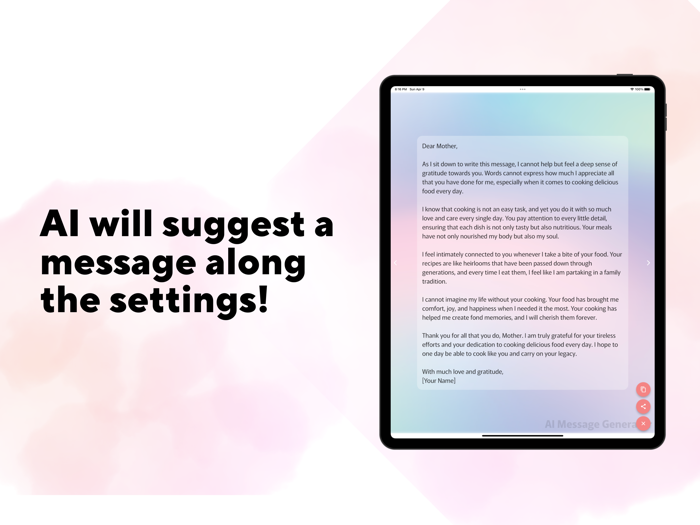 AI Message Generator
