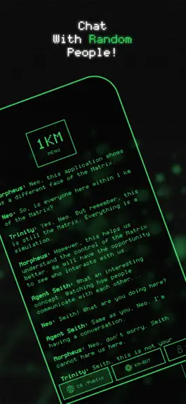 Game screenshot 1 KM - AI Chatbot & Strangers hack