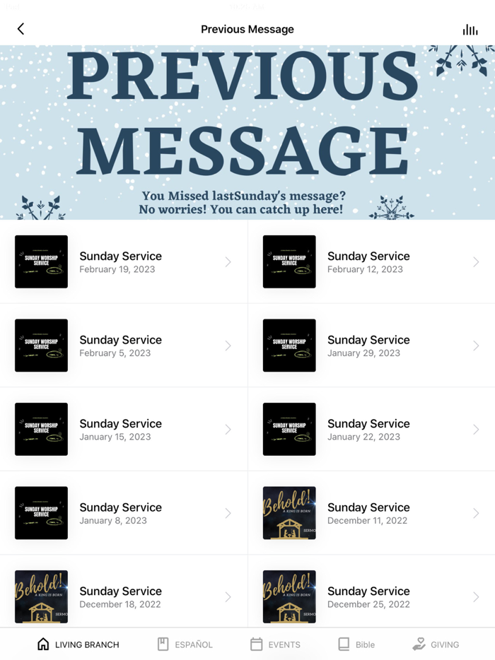 Living Branch Church