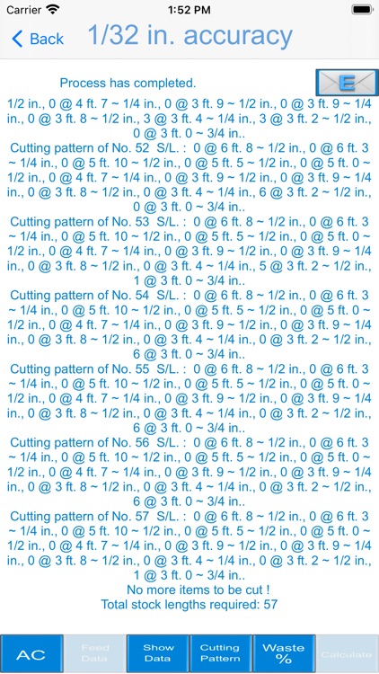 OptiCut 20 Calculator screenshot-8