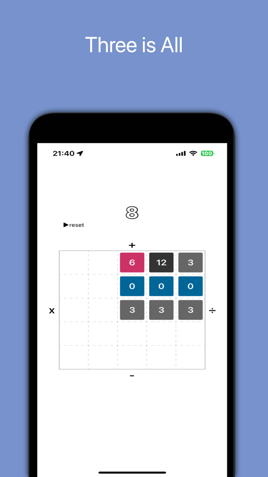#1. Three is All (iOS) By: 逵逵 沈