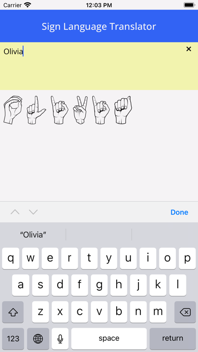 Sign Language Translator Screenshot