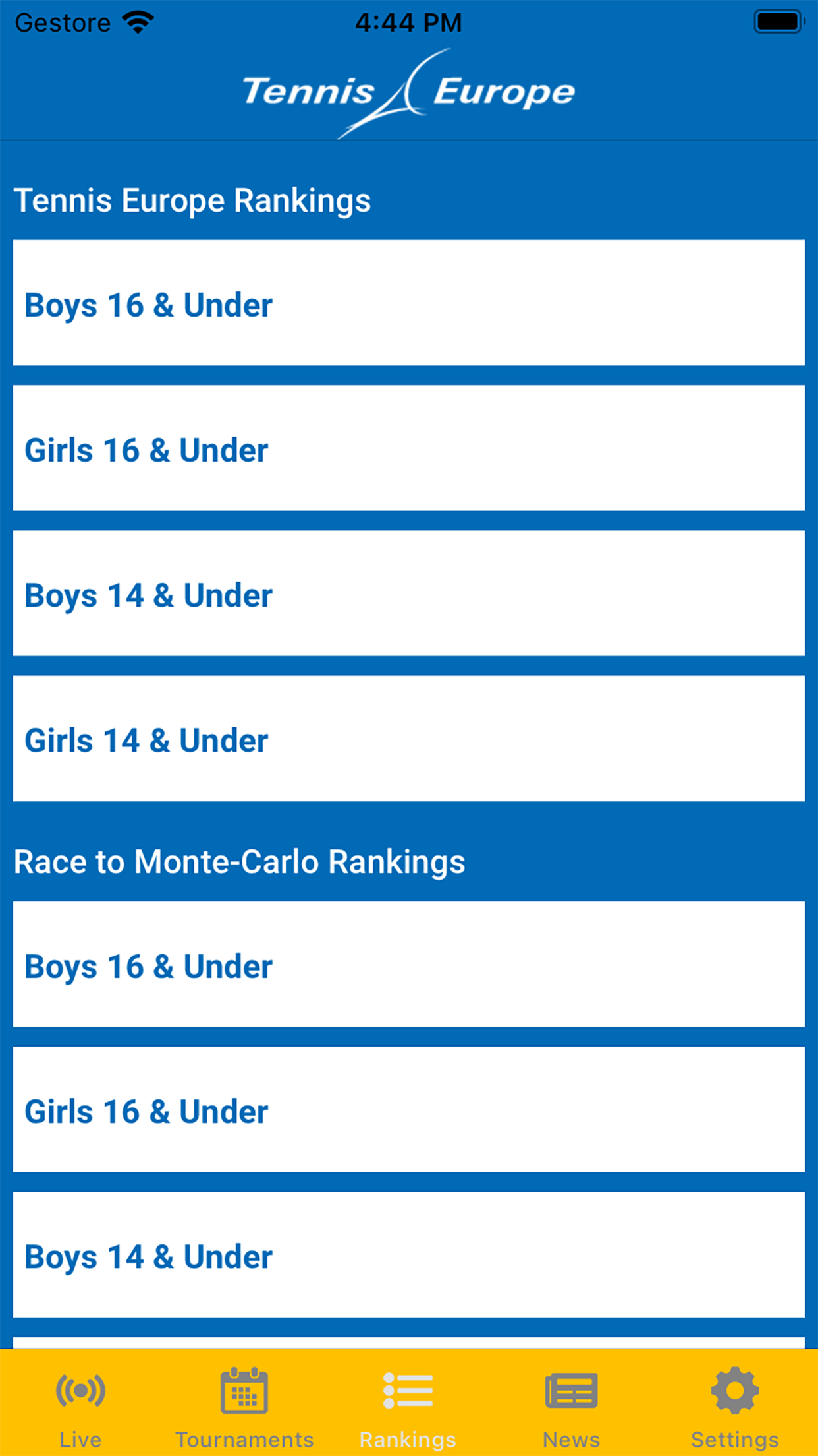 Tennis Europe