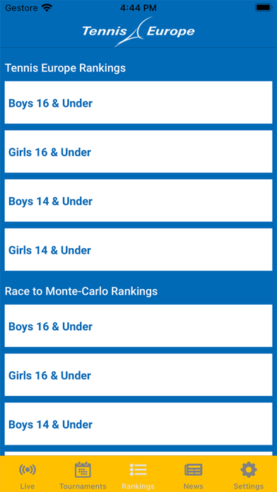 Tennis Europe Screenshot