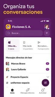 slack iphone capturas de pantalla 2