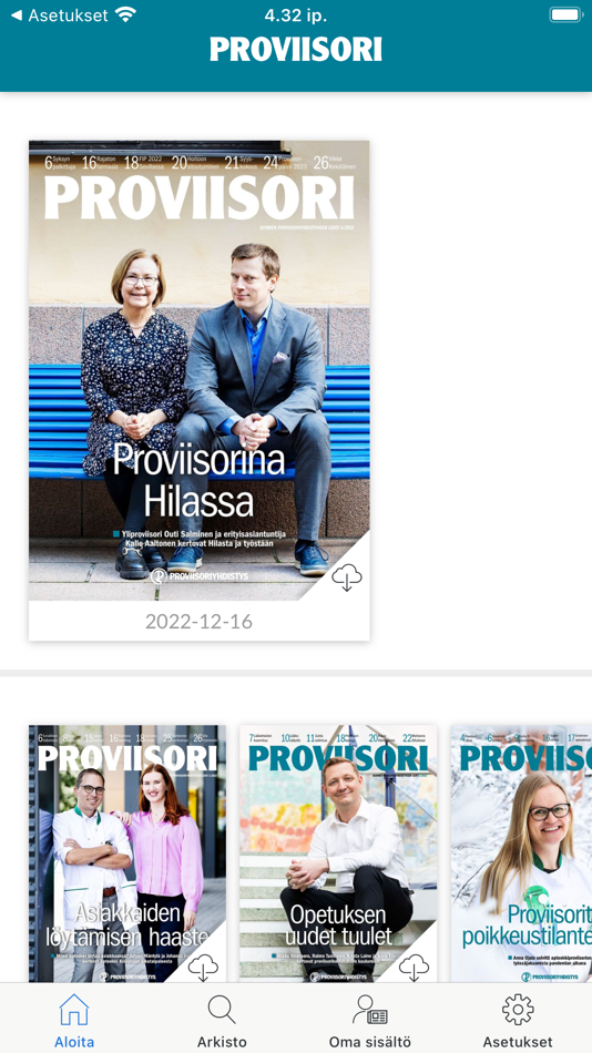 #1. Proviisori (iOS) By: ProviisoriViesti Oy