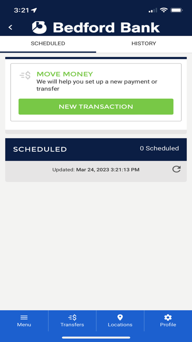 Bedford Bank Mobile Screenshot