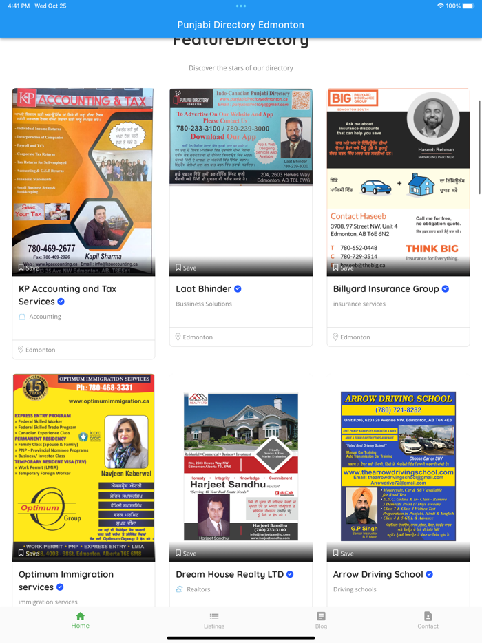 Punjabi Directory Edmonton