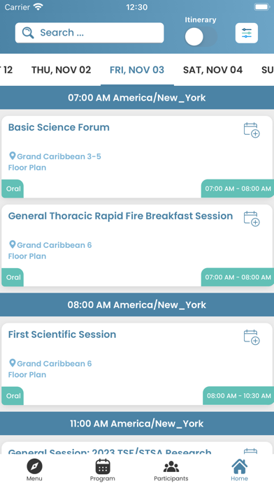 STSA 70th Annual Meeting Screenshot