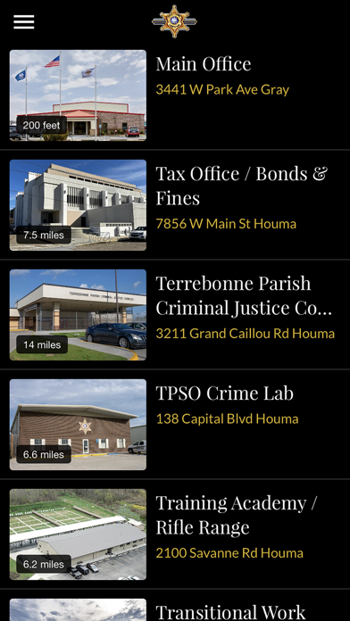 Terrebonne Parish Sheriff Screenshot