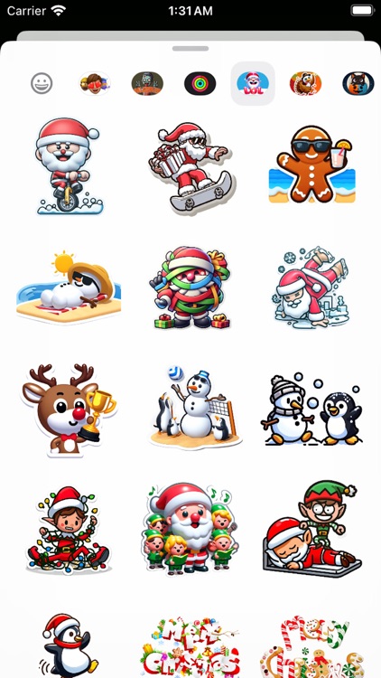Fun 3D Christmas LOL Stickers! screenshot-3