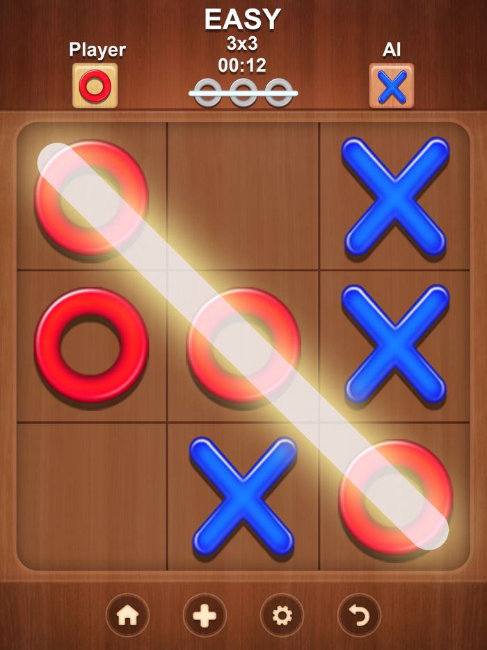 Tic tac toe - 2 player xo game