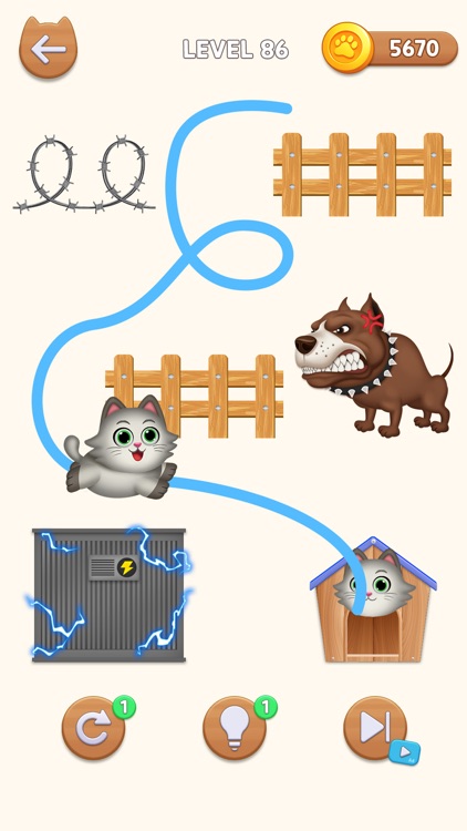 Cat Rush - Draw to Home screenshot-3