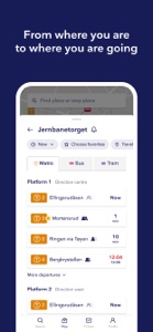 Entur - Journey Planner screenshot #2 for iPhone