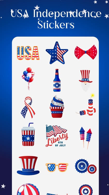 USA Independence Day Sticker screenshot-4