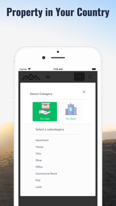 Real Estate Rent and Sell Home Screenshot