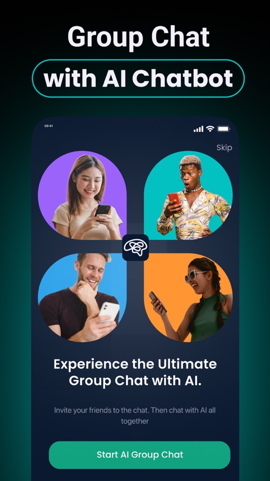 #1. BrAIn - Group Chat with AI Bot (iOS) Podle: Kasaba Bilgi Teknolojileri Ticaret A.S.