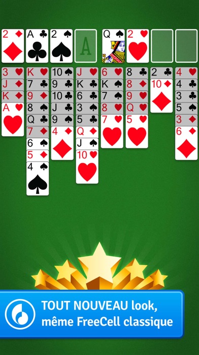 Screenshot #1 pour FreeCell Solitaire: Jeu cartes