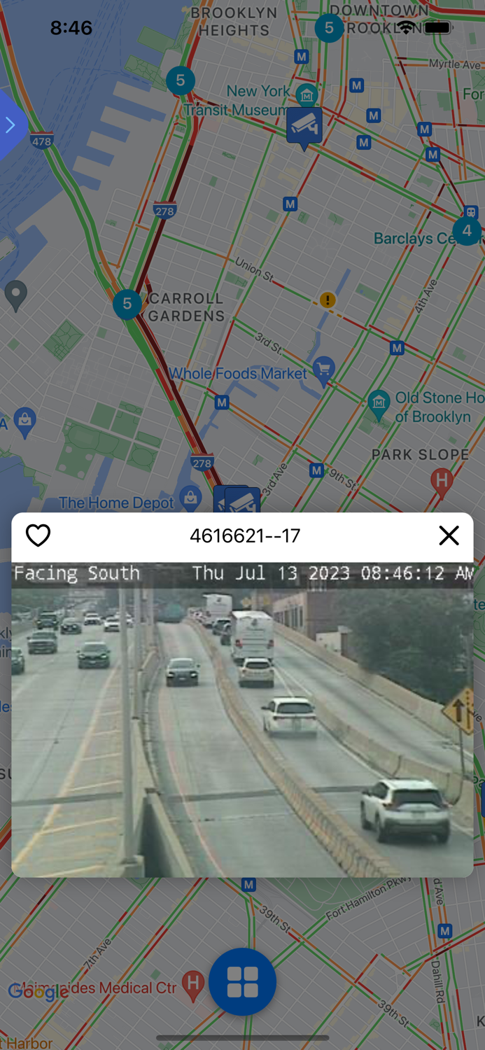 Live Traffic - New York