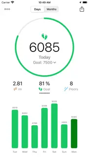 running walking tracker goals iphone screenshot 4